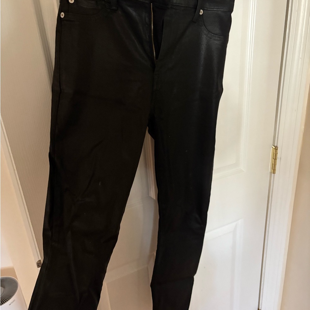 7 For All Mankind Black Skinny Pants